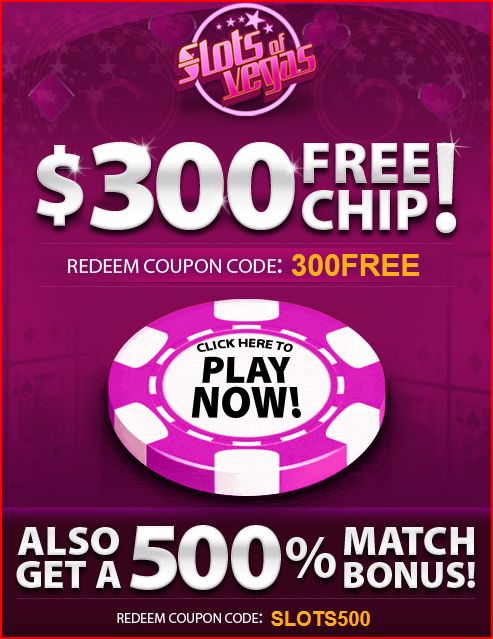 300 free no deposit slots of vegas mobile casino bonus